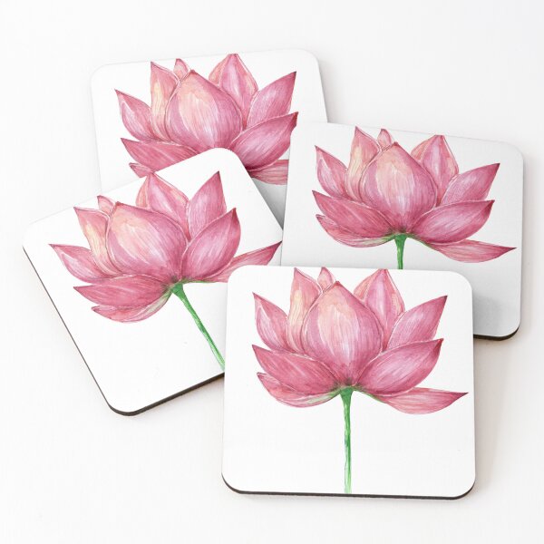 Item preview, Hand Painted Beautiful Lotus Illustration designed and sold by MeshaArts.