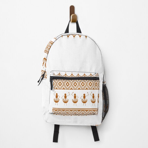 Item preview, Tribal Drummers and Ethnic Weave – Traditional Folk Pattern Design designed and sold by MedhaCreations.