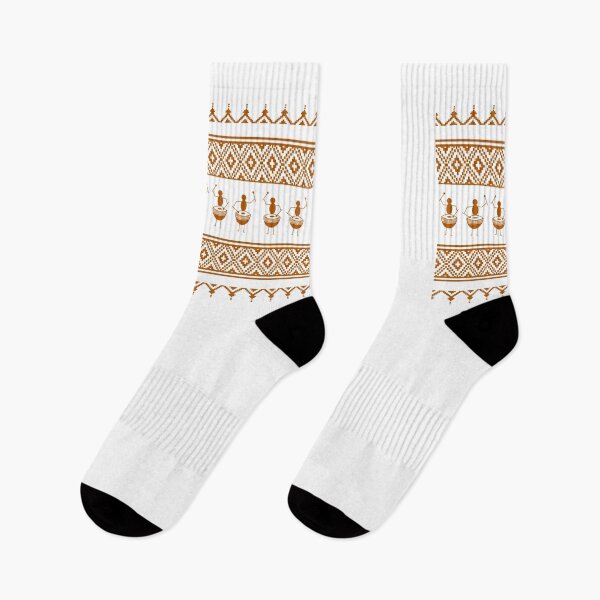 Item preview, Tribal Drummers and Ethnic Weave – Traditional Folk Pattern Design designed and sold by MedhaCreations.