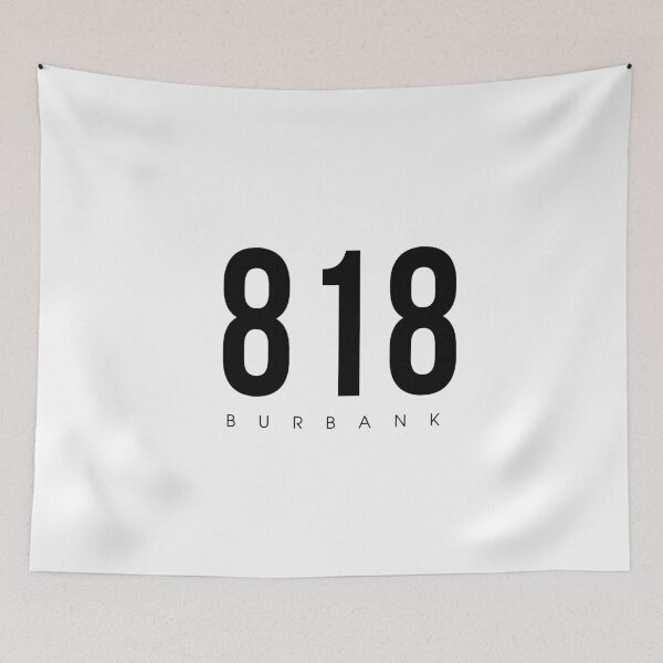 Item preview, Burbank, CA - 818 Area Code design designed and sold by CartoCreative.