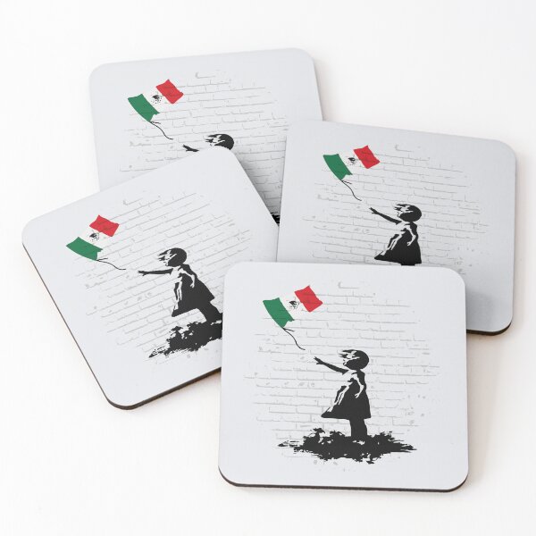 Item preview, Leaving Mexico, Bansky girl designed and sold by LatinoPower.