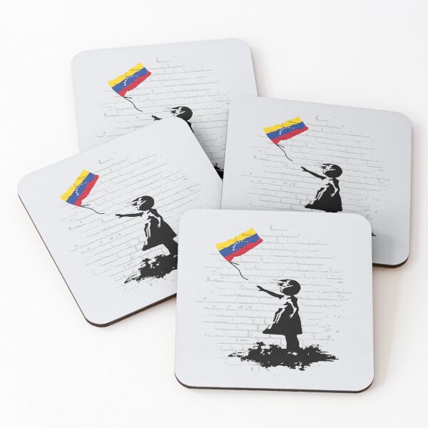 Item preview, Leaving Venezuela, Bansky girl designed and sold by LatinoPower.
