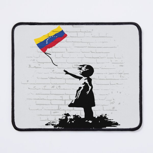 Item preview, Leaving Venezuela, Bansky girl designed and sold by LatinoPower.