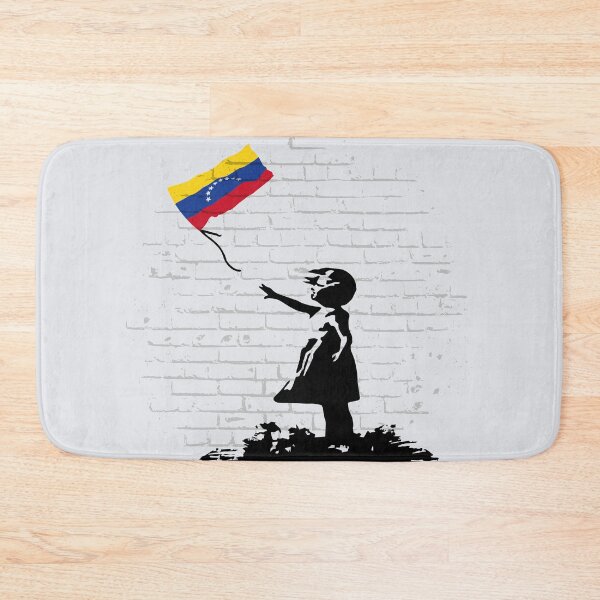 Item preview, Leaving Venezuela, Bansky girl designed and sold by LatinoPower.