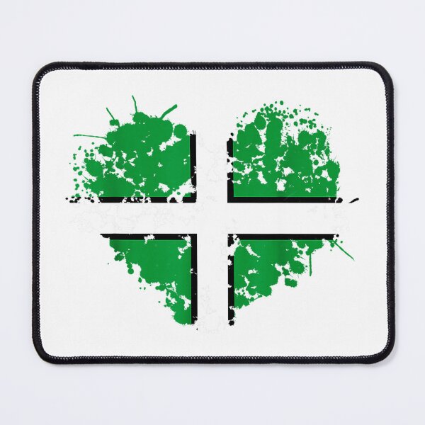 Item preview, Funny heart devon flag Country designed and sold by AddlPoolart.