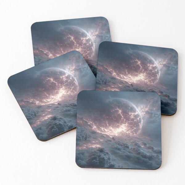 Item preview, planets colliding  designed and sold by artsy artistry.