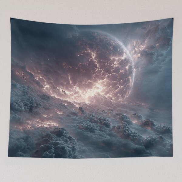 Item preview, planets colliding  designed and sold by artsy artistry.