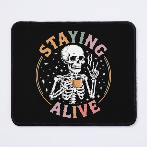 Item preview, Skeleton drinking a coffee designed and sold by Danh Style.