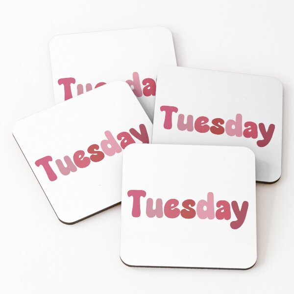 Item preview, Tuesday Calendar Pink Bubble Font designed and sold by cherry-snail.