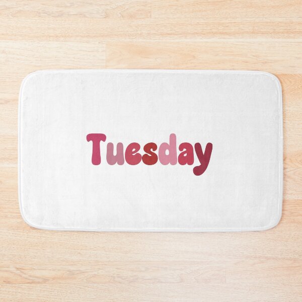Item preview, Tuesday Calendar Pink Bubble Font designed and sold by cherry-snail.