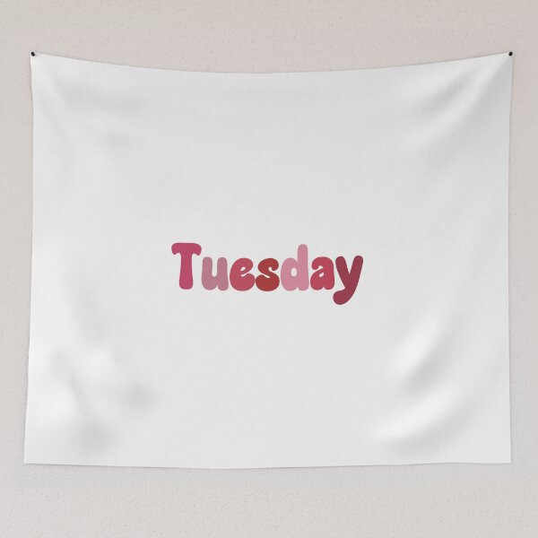 Item preview, Tuesday Calendar Pink Bubble Font designed and sold by cherry-snail.