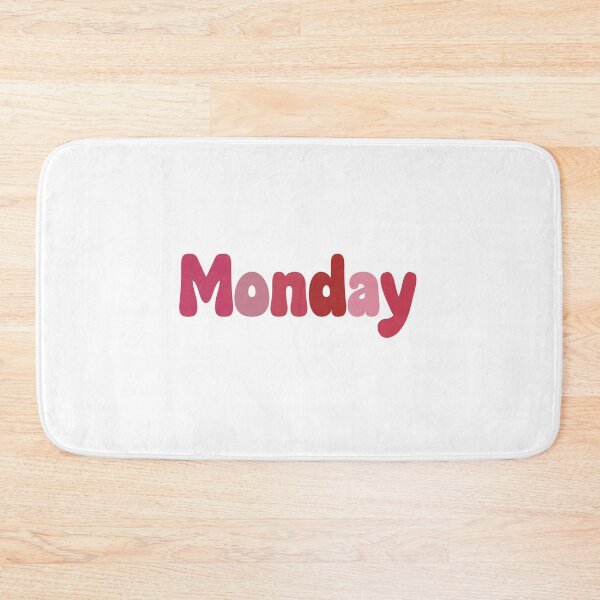 Item preview, Monday Calendar Pink Bubble Font designed and sold by cherry-snail.