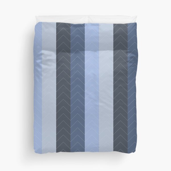 Item preview, Blue Gradient Vertical Stripe with Horizontal Chevron designed and sold by DeHavaDoodle.