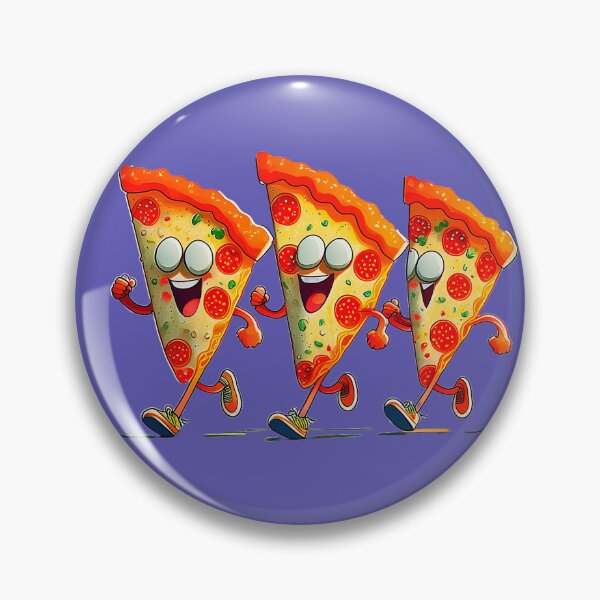 Item preview, Pizza running funny bold fashion apparel  designed and sold by JumWow.