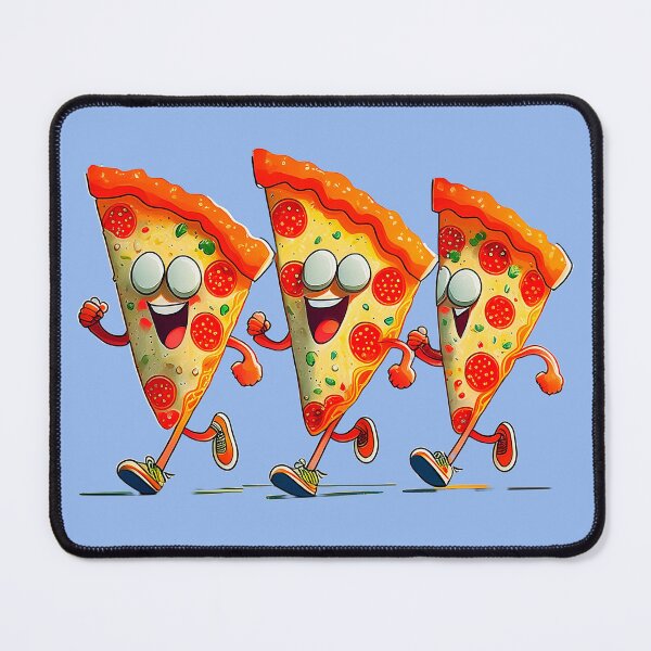 Item preview, Pizza running funny bold fashion apparel designed and sold by JumWow.