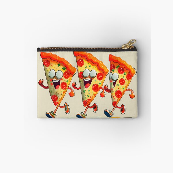 Item preview, Pizza running funny bold fashion apparel  designed and sold by JumWow.