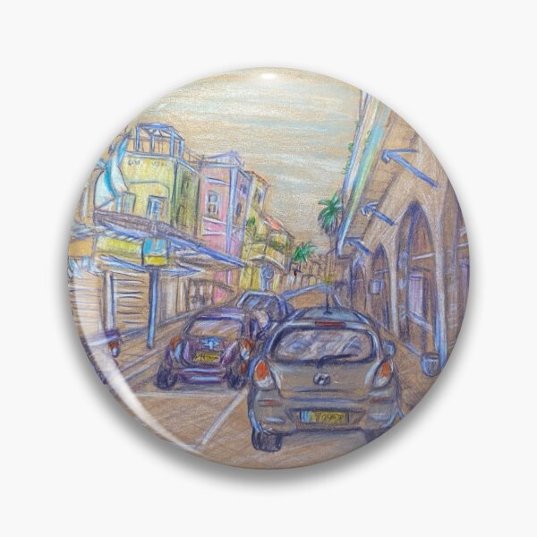 Item preview, Jaffa Street at Sunset  designed and sold by Julia's Print Studio .