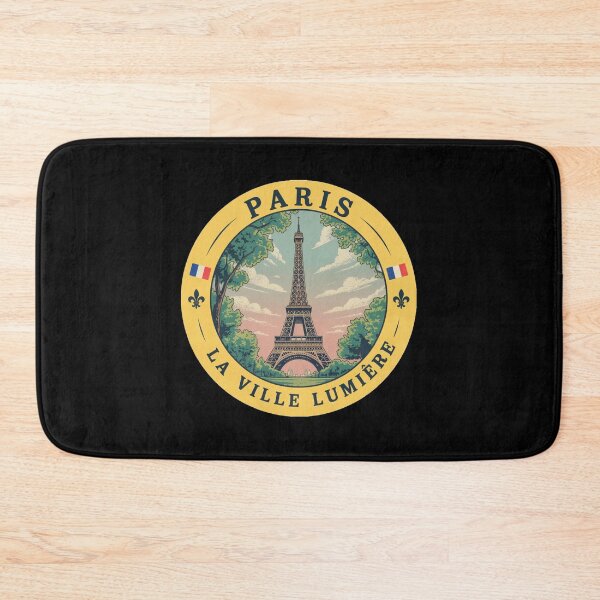 Item preview, Paris France Eiffel Tower Vintage Travel Decal designed and sold by Paper Drip.