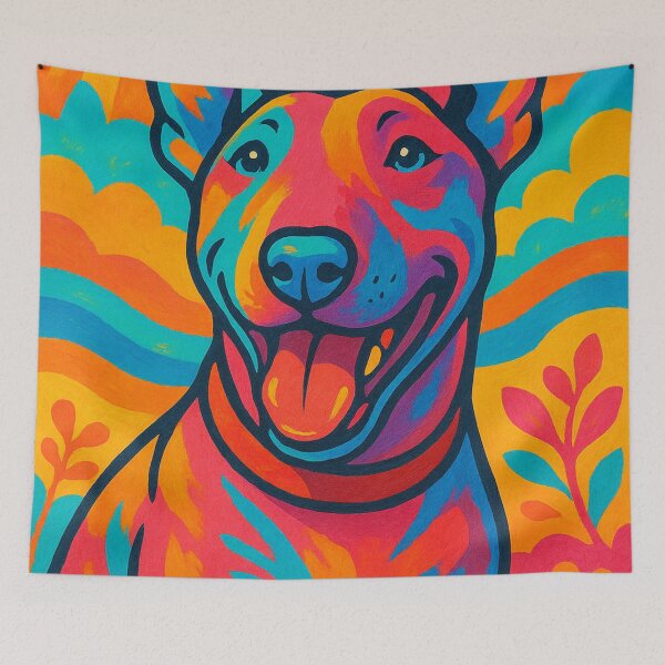 Item preview,  Summer Pop Art Bull Terrier designed and sold by Kenny8716.