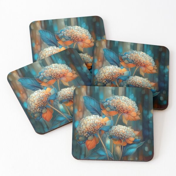 Item preview, Hydrangea Bloom, Abstract Fantasy Floral Art designed and sold by MargaretWiktor.