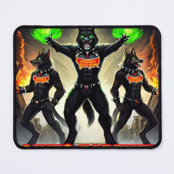 Item preview, HEAVY METAL LIVES FOREVER the wild dogs designed and sold by PSYCHOKITTY MERCH.