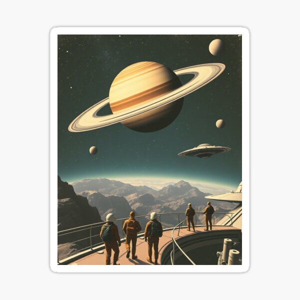 Item preview, Retro Mars Exploration – Vintage Sci-Fi Art AI 4000×5000 px designed and sold by OrionAIStudio.