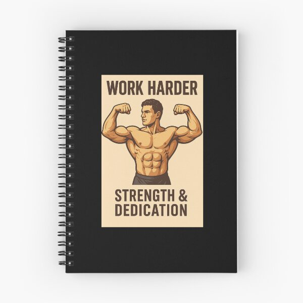 Item preview, Work Harder Strenght and Dedication designed and sold by VasiljevichShop.
