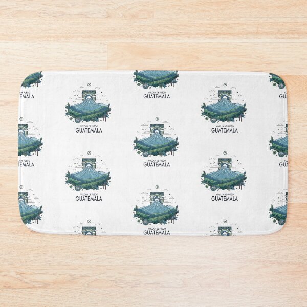 Aperçu de l'œuvre Guatemala - Volcan De Fuego (Collection Pays) créée et vendue par HeartbeatPrint.