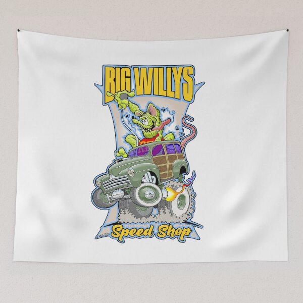 Item preview, Big Willys Ratfink Woody designed and sold by FlyballStudio.