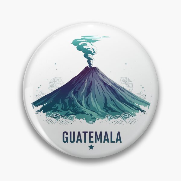Aperçu de l'œuvre Guatemala - Volcan De Fuego (Collection Pays) créée et vendue par HeartbeatPrint.