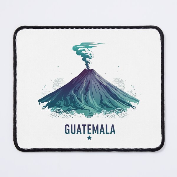 Aperçu de l'œuvre Guatemala - Volcan De Fuego (Collection Pays) créée et vendue par HeartbeatPrint.