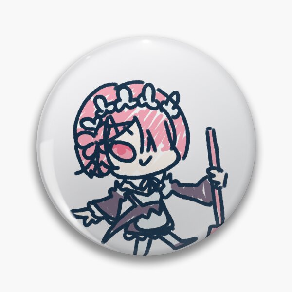 Item preview, Ram in kids Drawing Chibi Sticker designed and sold by NekoVoiid.
