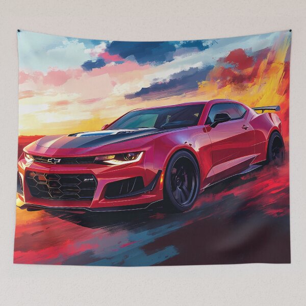 Item preview, Dragstrip Daydream Camaro LZ1  |  Anime Style designed and sold by AutoPopStudio.
