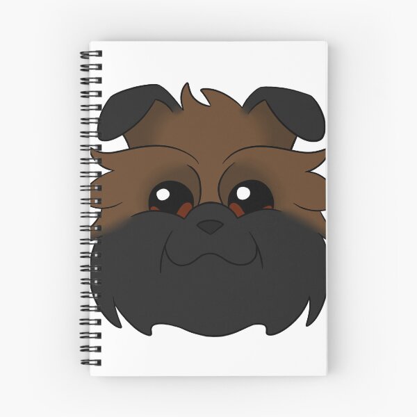 Item preview, Brown Affenpinscher Black Ears Snout designed and sold by OliRoseArt.