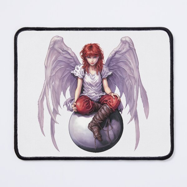 Item preview, Red Haired Fairy Angel Sitting on Celestial Orb designed and sold by Parkerzz.