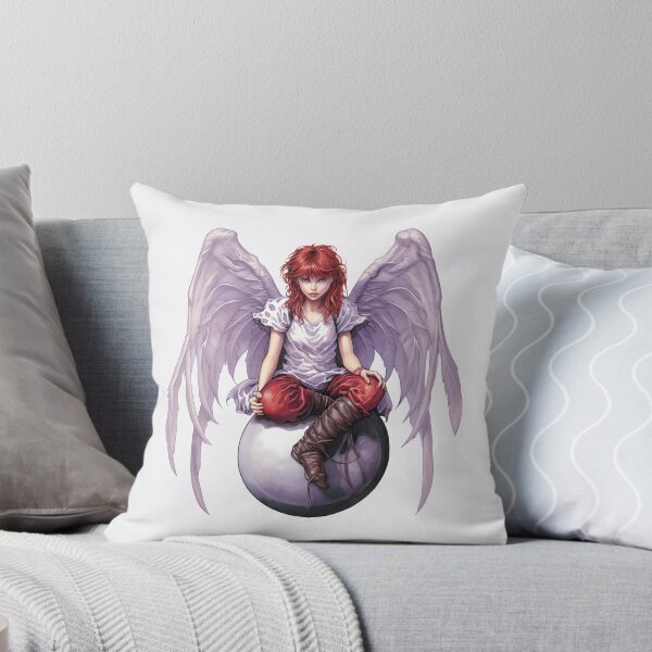 Item preview, Red Haired Fairy Angel Sitting on Celestial Orb designed and sold by Parkerzz.