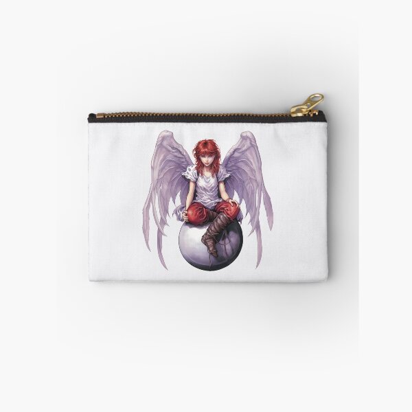 Item preview, Red Haired Fairy Angel Sitting on Celestial Orb designed and sold by Parkerzz.