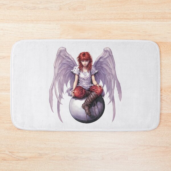 Item preview, Red Haired Fairy Angel Sitting on Celestial Orb designed and sold by Parkerzz.