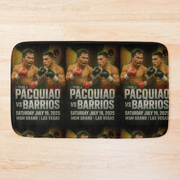 Item preview, Manny Pacquiao VS Mario Barrios designed and sold by adolfobusmente.