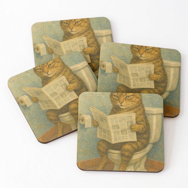 Item preview, Caturday Morning Routine designed and sold by Enea Kelo.