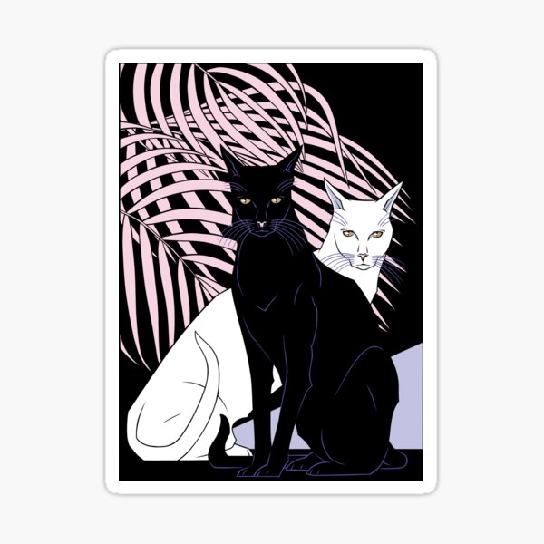 Item preview, Two Cats designed and sold by Sabingrafik by Tracy Sabin.