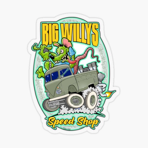 Item preview, Big Willys Aircooled Trucker designed and sold by FlyballStudio.