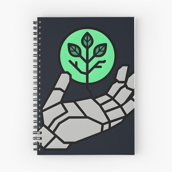 Item preview, Green Future Robotic Hand Emblem designed and sold by MysticArtisan.