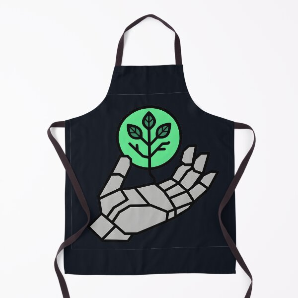Item preview, Green Future Robotic Hand Emblem designed and sold by MysticArtisan.
