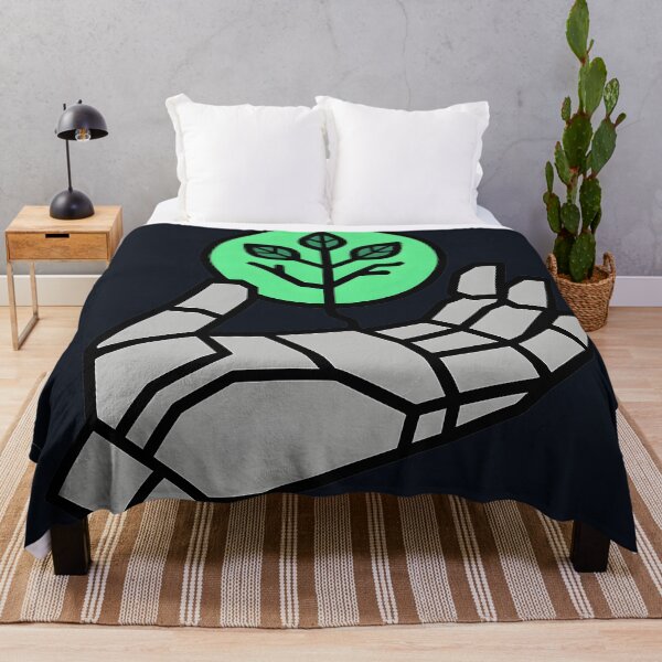 Item preview, Green Future Robotic Hand Emblem designed and sold by MysticArtisan.