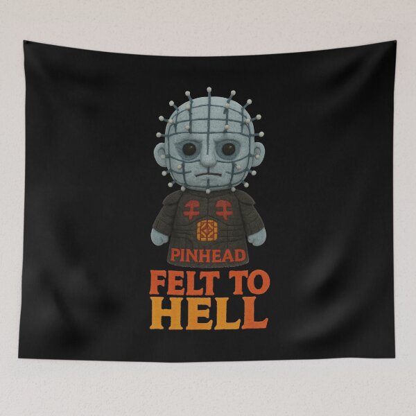 Item preview, Felt to Hell - Pinhead designed and sold by Random-Reality.