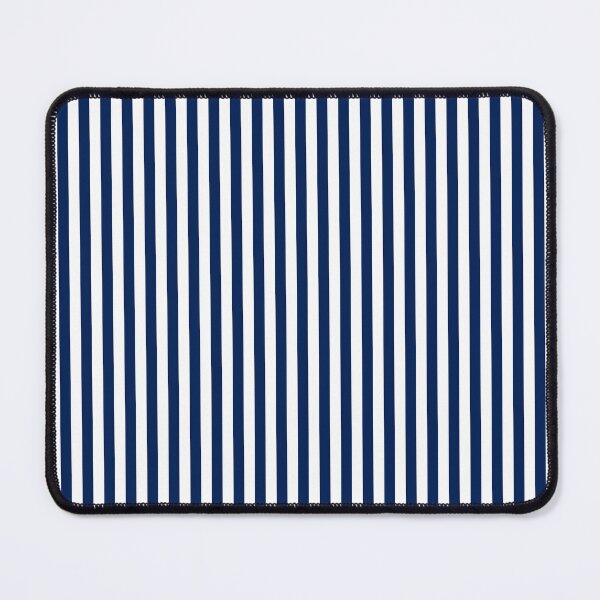 Item preview, Navy blue & white striped designed and sold by patterncrow.