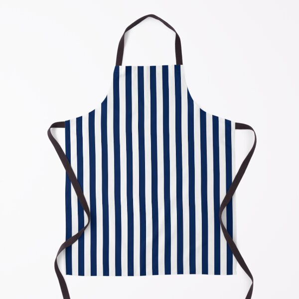 Item preview, Navy blue & white striped designed and sold by patterncrow.