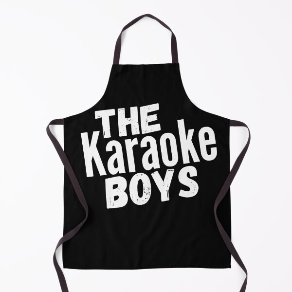 Item preview, The Karaoke Boys White Logo on Black Tee designed and sold by TheKaraokeBoys.