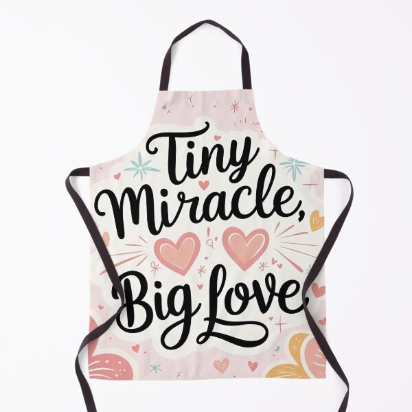 Item preview, Tiny Miracle, Big Love – Sweet Baby Quote Design for Shirts & Gifts designed and sold by mimicrafts516.